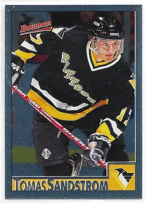 1995-96 Bowman Foil #10 Tomas Sandstrom