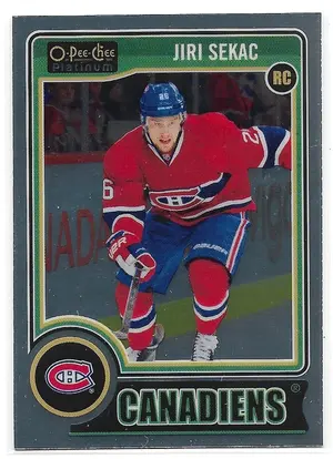 2014-15 OPC Platinum #184 Jiri Sekac RC
