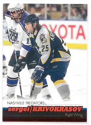 1999-00 Pacific Red #227 Sergei Krivokrasov