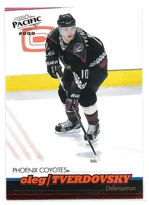 1999-00 Pacific Red #330 Oleg Tverdovsky