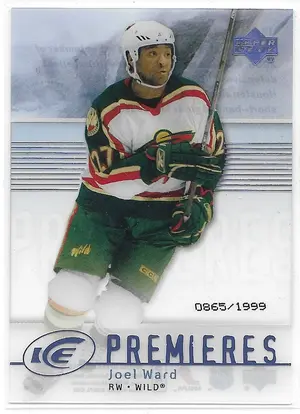 2007-08 Ice #119 Joel Ward RC (0865/1999)