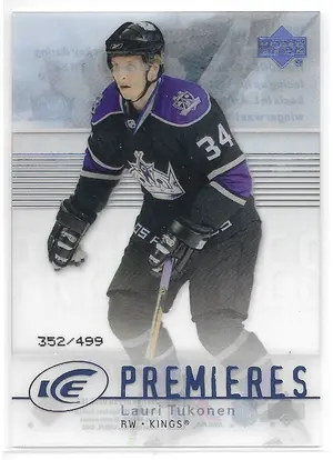 2007-08 Ice #198 Lauri Tukonen RC (352/499)