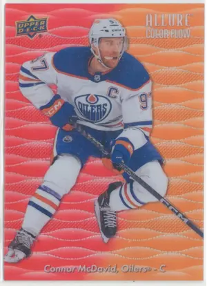 2023-24 ALLURE - CONNOR McDAVID #CF-1 COLOR FLOW RED/ORANGE