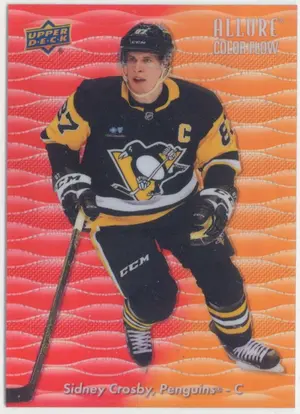 2023-24 ALLURE - SIDNEY CROSBY #CF-18 COLOR FLOW RED/ORANGE
