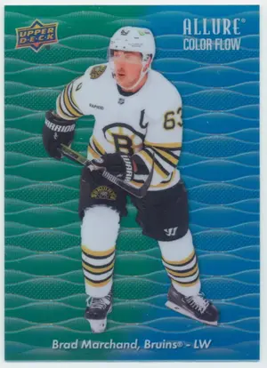 2023-24 ALLURE - BRAD MARCHAND #CF-20 COLOR FLOW GREEN/BLUE