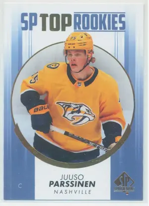 2022-23 SP AUTHENTIC - JUSSO PARSSINEN #TR-42 TOP ROOKIES BLUE