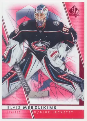 2022-23 SP AUTHENTIC - ELVIS MERZLIKINS #60 LIMITED RED