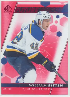 2022-23 SP AUTHENTIC - WILLIAM BITTEN #198 FUTURE WATCH LIMITED RED