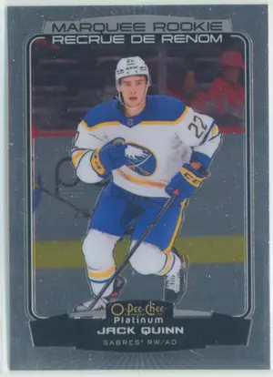 2022-23 O-PEE-CHEE PLATINUM - JACK QUINN #204 MARQUEE ROOKIE