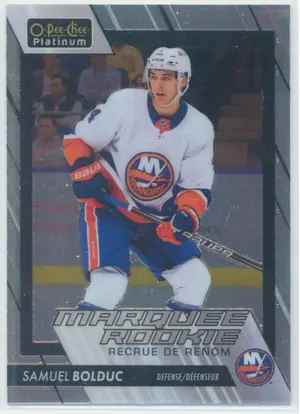 2023-24 O-PEE-CHEE PLATINUM - SAMUEL BOLDUC #291 MARQUEE ROOKIE