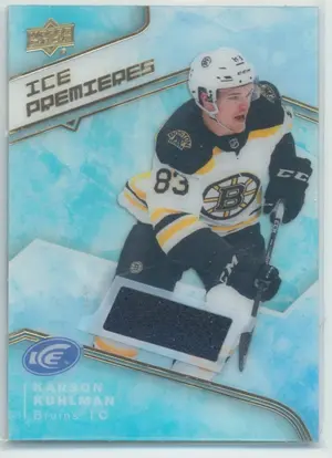 2019-20 UPPER DECK ICE - KARSON KUHLMAN #IPJ-KK ICE PREMIERES JERSEY