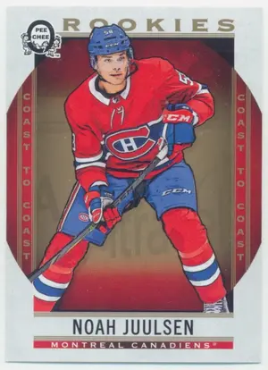 2018-19 O-PEE-CHEE COAST TO COAST - NOAH JUULSEN #163 ROOKIES