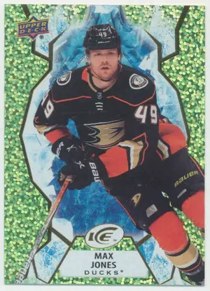 2021-22 UPPER DECK ICE - MAX JONES #87 GREEN