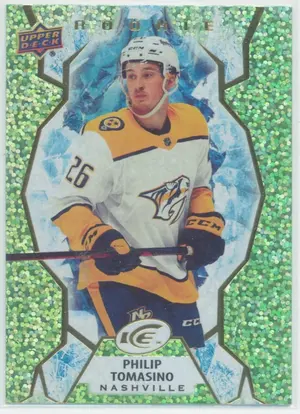 2021-22 UPPER DECK ICE - PHILIP TOMASINO #107 ROOKIE GREEN