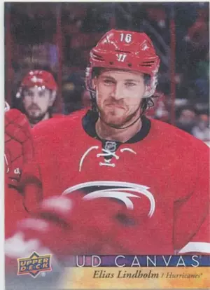 2017-18 UPPER DECK - ELIAS LINDHOLM #C16 UD CANVAS