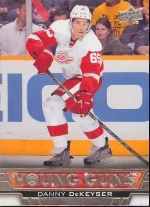 2013-14 UPPER DECK - DANNY DeKEYSER #227 YOUNG GUNS