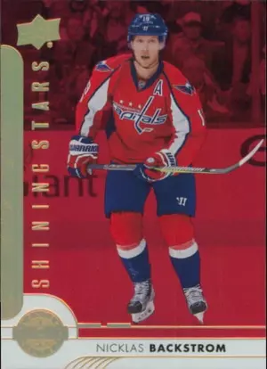2017-18 UPPER DECK - NICKLAS BACKSTROM #SSL-7 SHINING STARS RED