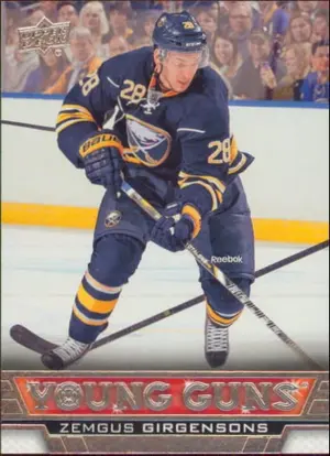2013-14 UPPER DECK - ZEMGUS GIRGENSONS #216 YOUNG GUNS