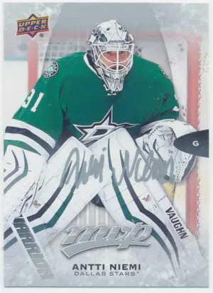 2016-17 UPPER DECK MVP - ANTTI NIEMI #43 SILVER SCRIPT