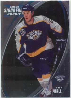 2002-03 SIGNATURE SERIES - ADAM HALL #181 ROOKIE