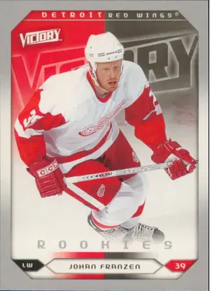 2005-06 VICTORY - JOHAN FRANZEN #291 ROOKIES