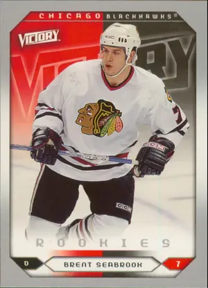 2005-06 VICTORY - BRENT SEABROOK #253 ROOKIES