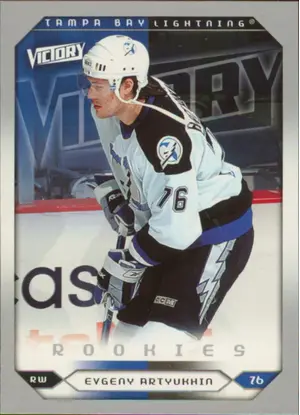 2005-06 VICTORY - EVGENY ARTYUKHIN #278 ROOKIES