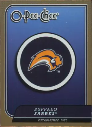 2008-09 O-PEE-CHEE - BUFFALO SABRES #CL4 TEAM CHECKLIST