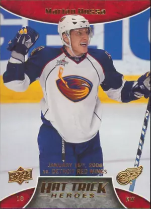 2008-09 UPPER DECK - MARIAN HOSSA #HT13 HAT TRICK HEROES