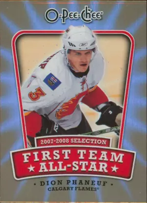 2008-09 O-PEE-CHEE - DION PHANEUF #1ST-DP FIRST TEAM ALL-STAR