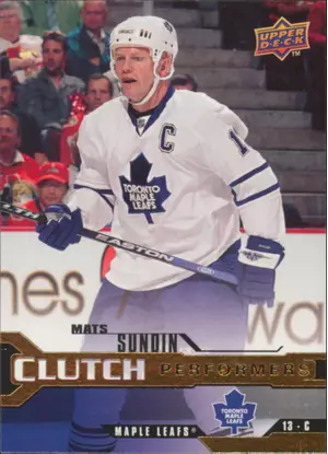 2007-08 UPPER DECK - MATS SUNDIN #CP3 CLUTCH PERFORMERS
