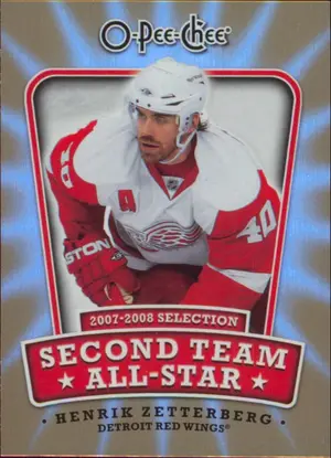 2008-09 O-PEE-CHEE - HENRIK ZETTERBERG #2ND-HZ SECOND TEAM ALL-STAR