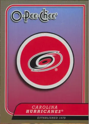 2008-09 O-PEE-CHEE - CAROLINA HURRICANES #CL6 TEAM CHECKLIST