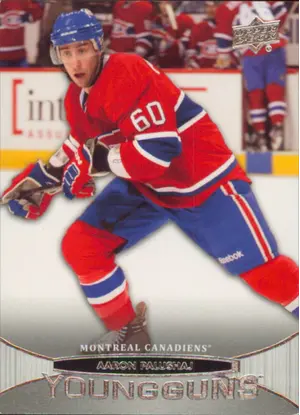 2011-12 UPPER DECK - AARON PALUSHAJ #219 YOUNG GUNS