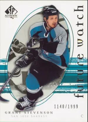 2005-06 SP AUTHENTIC - GRANT STEVENSON #276 FUTURE WATCH 1148/1999