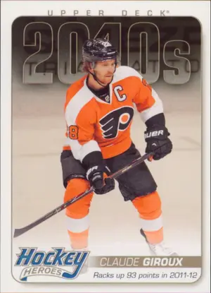 2014-15 UPPER DECK - CLAUDE GIROUX #HH85 HOCKEY HEROES