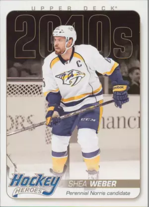 2014-15 UPPER DECK - SHEA WEBER #HH86 HOCKEY HEROES