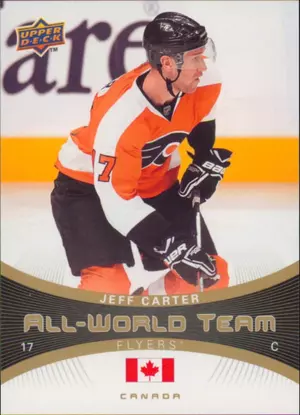 2010-11 UPPER DECK - JEFF CARTER #AW-17 ALL-WORLD TEAM