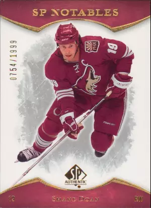 2007-08 SP AUTHENTIC - SHANE DOAN #116 SP NOTABLES 754/1999