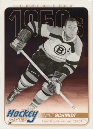 2011-12 UPPER DECK - MILT SCHMIDT #HH6 HOCKEY HEROES
