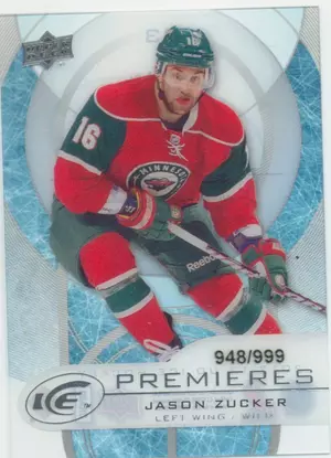 2012-13 ICE - JASON ZUCKER #33 PREMIERES 948/999