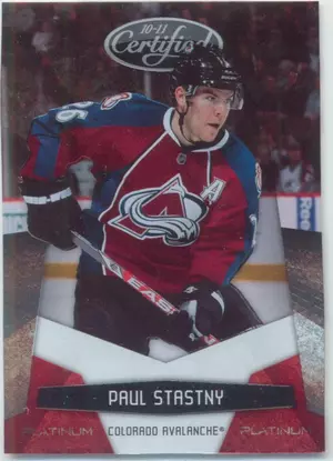 2010-11 CERTIFIED - PAUL STASTNY #41 PLATINUM RED 441/999