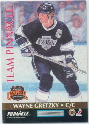 1992-93 PINNACLE (CDN) - WAYNE GRETZKY/ERIC LINDROS #5 TEAM PINNACLE