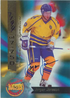 1995 SIGNATURES ROOKIES - JORGEN JONSSON #46 SIGNATURES 7194/7750