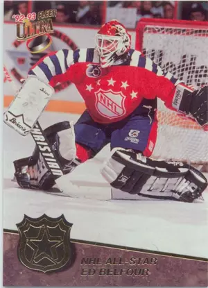 1992-93 ULTRA - ED BELFOUR #9 ALL-STAR