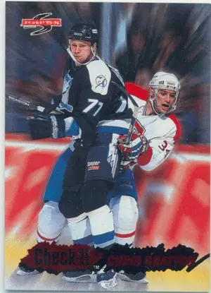 1995-96 SCORE - CHRIS GRATTON #4 CHECK-IT