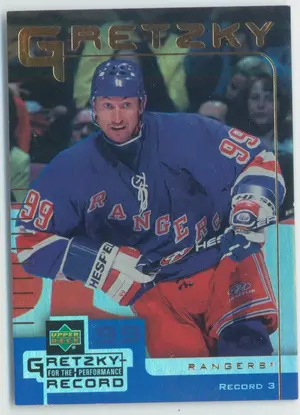 1999-00 McDONALD'S - WAYNE GRETZKY #3 GRETZKY PERFORMANCE FOR THE RECORD