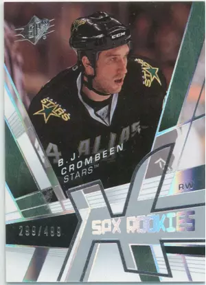 2008-09 SPX - B.J. CROMBEEN #121 ROOKIE 299/499