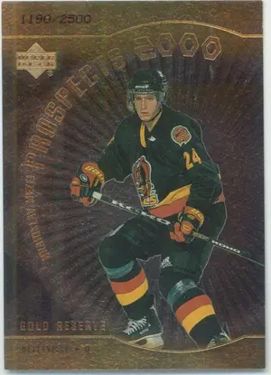 1999-00 GOLD RESERVE - BRANISLAV MEZEI #314 ROOKIE 1190/2500