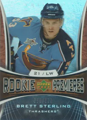 2007-08 TRILOGY - BRETT STERLING #126 ROOKIE 568/999